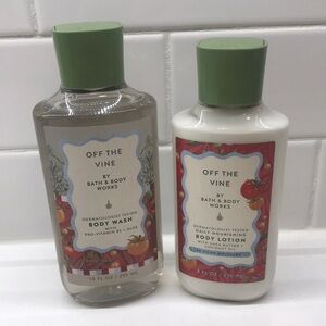 NWT!🍅🌼Off The Vine BBW Body Wash & Body Lotion